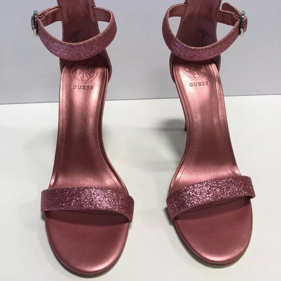Guess Women’s Kahlua, Pink Ankle Strap Heel, Size 8.5 M - Picture 3 of 7